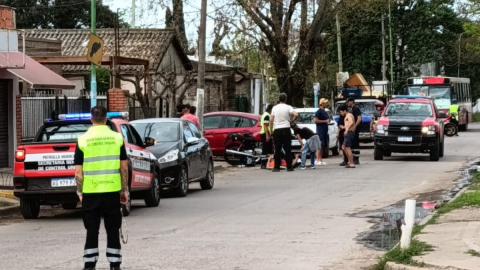 Dos accidentes de motos: uno "en código rojo"