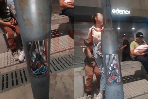 Otro caso: un niño recibió una descarga eléctrica por un poste sin tapa frente a la oficina local de Edenor
