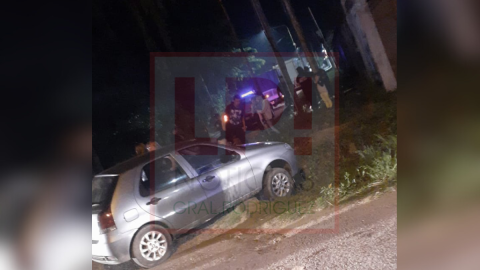 Un joven y una chica embarazada resultaron heridos tras un choque en Ruta 7