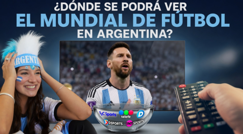 Por qu&eacute; canales saldr&aacute;n los partidos del Mundial de f&uacute;tbol en Argentina y c&oacute;mo se ver&aacute; por YouTube