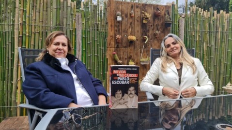 La viuda de Pablo Escobar vino a Gral. Rodriguez: habló sobre un mito local, su libro y su historia de violencia de género