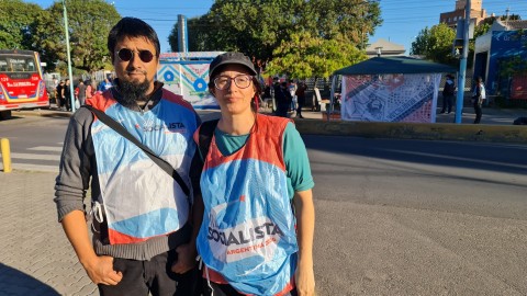 Vía Socialista reclamó en marco del 1° de Mayo: "hay otra salida y otra forma de sacar al país de este pantano"