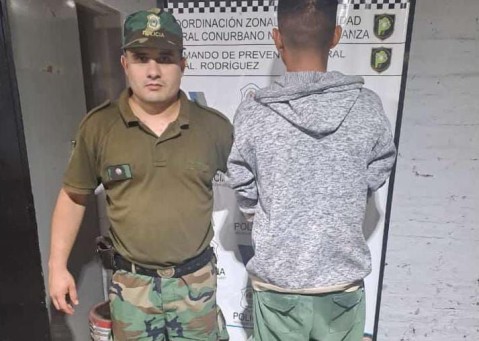 Fue detenido en una zona rural del distrito un sujeto que era intensamente buscado