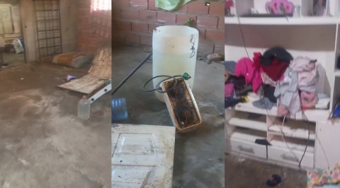 Arrancaron la puerta de su casa para entrar a robarles y ahora quieren irse del barrio