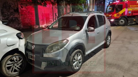 Un conductor se descompensó al volante y chocó en el centro de General Rodríguez