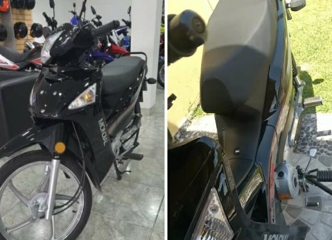 Fue a visitar a un amigo y le robaron la moto