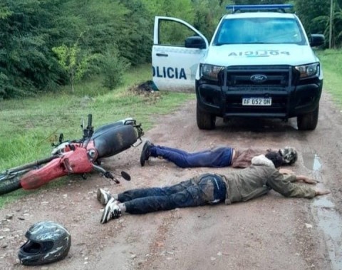 Persecución policial terminó con la recuperación de una moto robada en otro distrito de la Zona Oeste