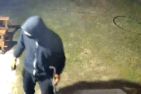 Creyeron que nadie los ve&iacute;a, pero las c&aacute;maras los grabaron antes de desvalijar una casa