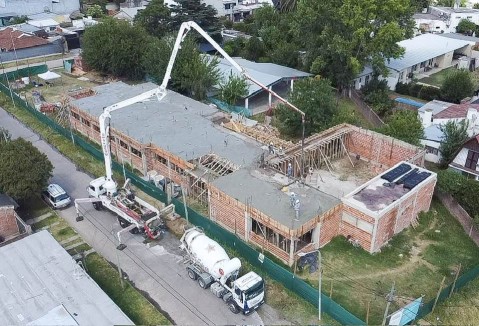 Construyen el nuevo edificio de la Escuela Secundaria 6: para cuándo prevén que estará terminado