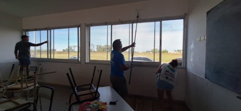 Claudia Guerra habló de la situación edilicia, mantenimiento y escuelas en obra previo al inicio de clases