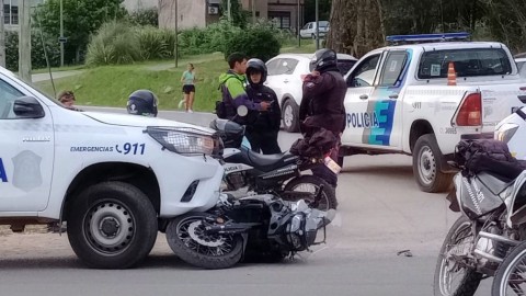 Moto robada en Gral Rodríguez protagonizó un accidente en Tandil y su conductor quedó detenido