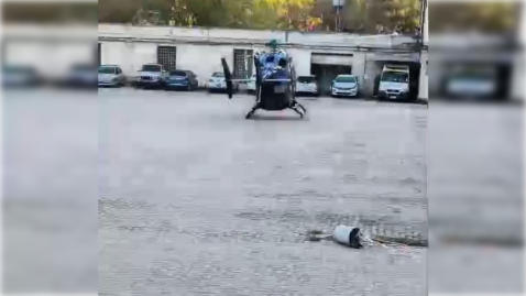 Qu&eacute; pas&oacute; que un helic&oacute;ptero apareci&oacute; de urgencia esta tarde en el Hospital Vicente L&oacute;pez