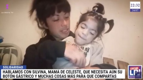General Rodríguez le dio otra mano a Celeste, la nena de barrio San Bernardo con parálisis cerebral