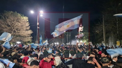 Esta locura&hellip; no la podr&aacute;s entender: Gral. Rodr&iacute;guez vibr&oacute; al ritmo de la Albiceleste