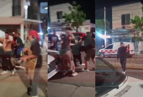 El video de la demencial agresión de tres hombres a dueños y empleados de un bar en General Rodríguez