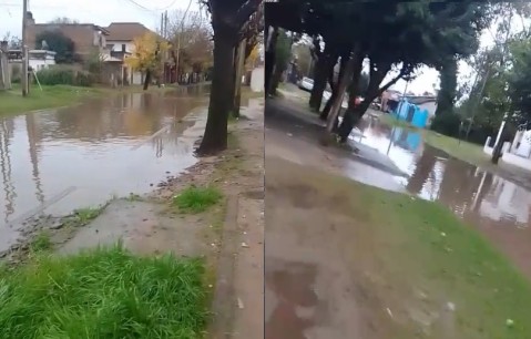 Nuevas quejas por el estado de la calle Mercedes tras las últimas lluvias