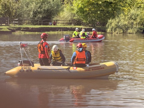 Bomberos rodriguenses organizaron una capacitaci&oacute;n nacional de manejo de inundaciones