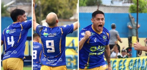 Alem goleó a Argentino de Rosario y quedó a un paso de la clasificación