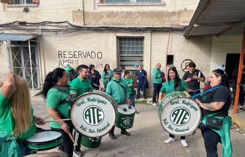 ATE realizó una jornada de paro y movilización en el Hospital Vicente López: qué reclamaron