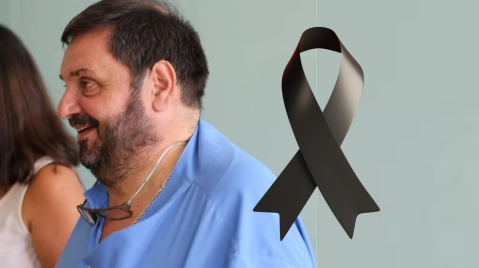 Tristeza en la comunidad de Hemoterapia del Hospital Vicente López por la muerte de un médico muy querido