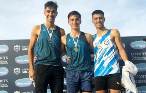 Atletismo: Ignacio Cabrera se colgó tres oros en el Nacional U20 y llega entonado a los Juegos ODESUR