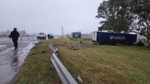 Choque fatal en Ruta 2: un camionero rodriguense perdió la vida en un accidente