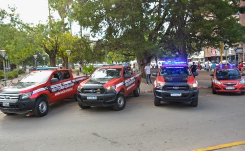 El Municipio de General Rodriguez sumó 4 nuevos móviles para las patrullas municipales