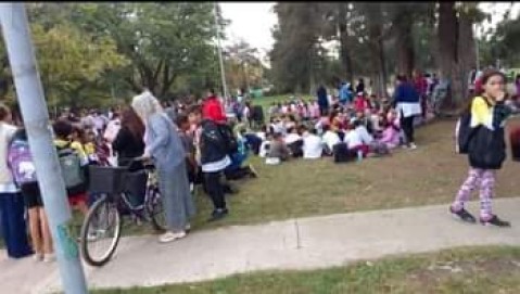 Desalojaron una escuela por una pérdida de gas