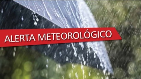 Alerta por lluvias intensas y posible caída de granizo para esta noche