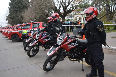 Cómo funcionará el Escuadrón Motorizado que presentaron en General Rodríguez