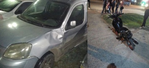 Concejal protagonizó un accidente y quedaron dos motociclistas heridos