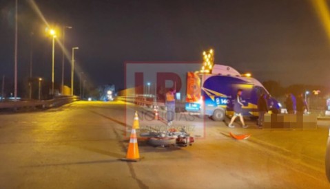 Tragedia en un puente del Acceso Oeste: rodriguense murió atropellado por un camión