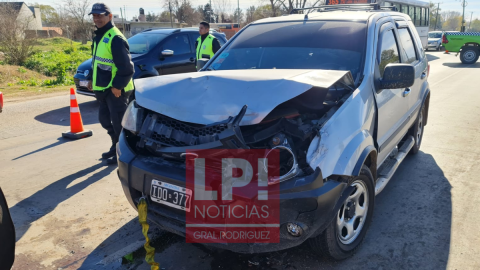 Otro choque en la Ruta 24 a la altura del barrio Los Aromos