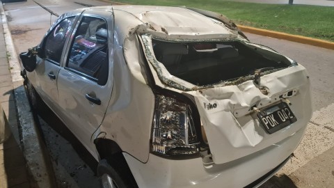 Dos mujeres sufrieron lesiones al accidentarse en su auto en Ruta 6