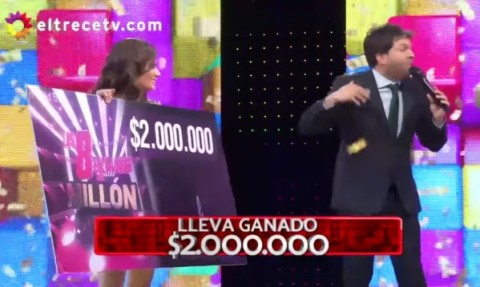 Rodriguense ganó $2 millones en el programa de TV "Los 8 Escalones" y va por más