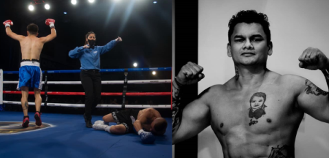 Joven boxeador rodriguense firmó un contrato con la compañía promotora del 'Chino' Maidana
