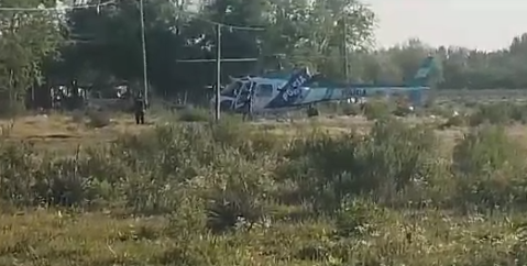 Tensión en Villa Ita por un enorme operativo policial que incluyó hasta un helicóptero