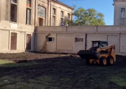 Avanzan los trabajos para el nuevo edificio de Estadística del Hospital Vicente López: dónde funciona en la actualidad