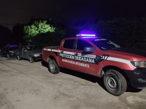 En Las Latas, Policía y Protección Ciudadana recuperaron un auto robado en otro distrito