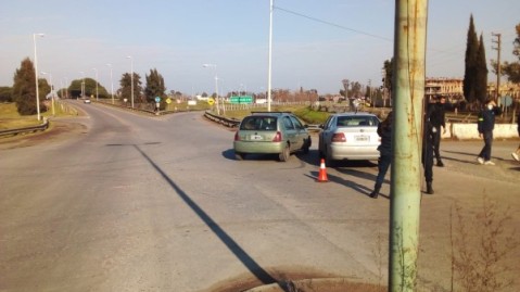 Choque en Ruta 24 y Colectora Norte, una zona compleja para el tránsito
