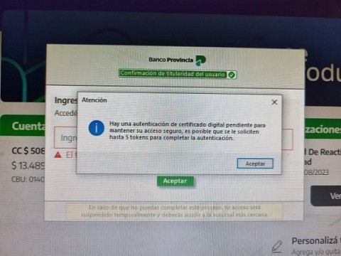 Alertan sobre un virus que ataca el home banking de Banco Provincia: cómo protegerse