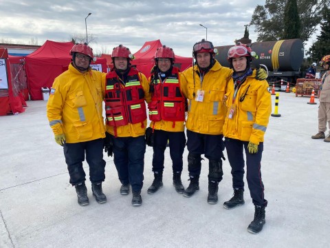 Cinco bomberos rodriguenses fueron elegidos para integrar una brigada rescatista para catástrofes mundiales