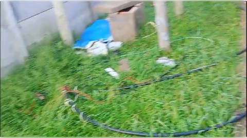 Les robaron la bomba de agua recién comprada desde adentro de su casa: "No saben lo que nos costó"