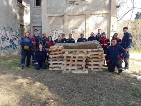 Los Bomberos Voluntarios se capacitaron en tareas de búsqueda y rescate