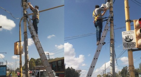 Nueva cámara de seguridad en la zona de la estación Pablo Marín y otras en los barrios