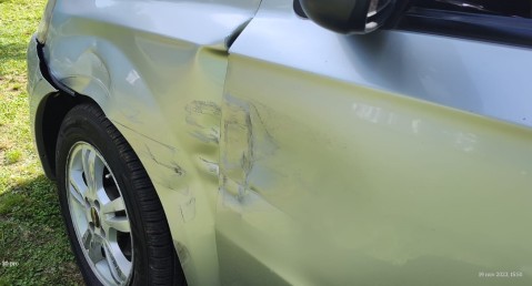 La chocaron en la Ruta 7 y busca al conductor, que se dio a la fuga
