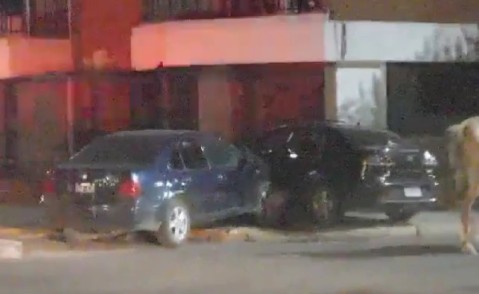 Durante los festejos, un choque en una esquina céntrica dejó a seis personas hospitalizadas