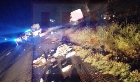 Numerosa familia de B° Bicentenario fue chocada en viaje a la costa por un camión con resultado casi milagroso