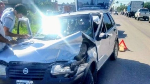 Un rodriguense fue protagonista de un choque en Pilar