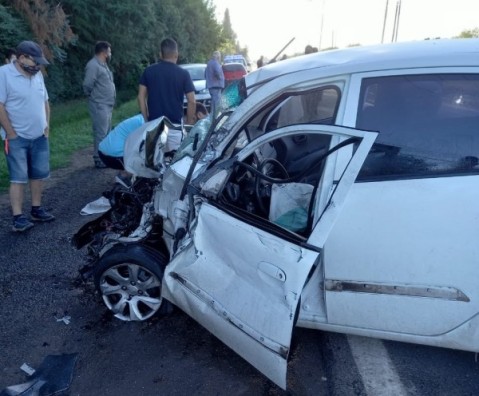 Trascendió el estado de salud de la joven que chocó su auto contra un camión en Ruta 7